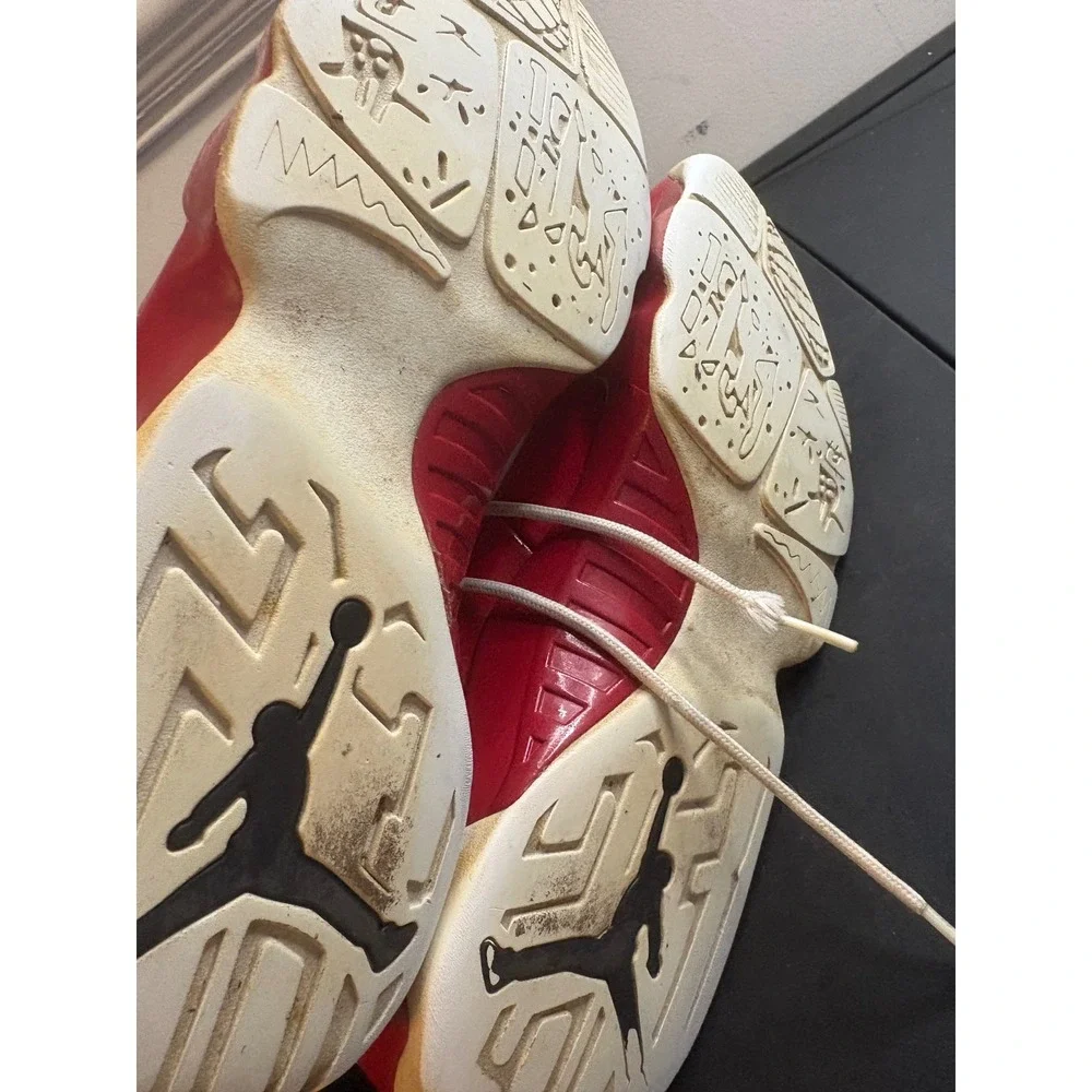 Air Jordan 9 Retro Gym Red White Patent Leather Sneakers 302370-160